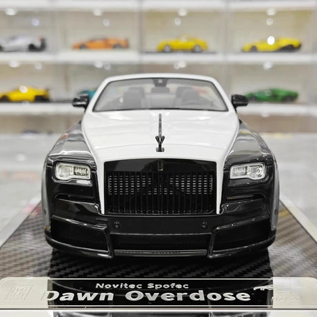 [Davis & Giovanni] 1:18 Rolls-Royce 2015 Dawn Novitec Spofec Black & White Model Car Resin