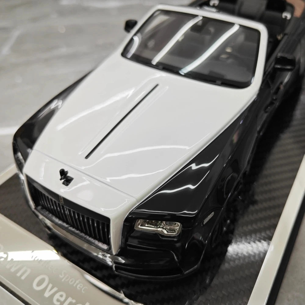 [Davis & Giovanni] 1:18 Rolls-Royce 2015 Dawn Novitec Spofec Black & White Model Car Resin