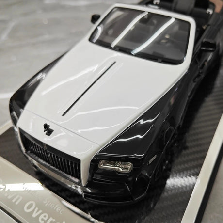 [Davis & Giovanni] 1:18 Rolls-Royce 2015 Dawn Novitec Spofec Black & White Model Car Resin