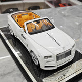[Davis & Giovanni] 1:18 Rolls-Royce 2015 Dawn Novitec Spofec White Model Car Resin