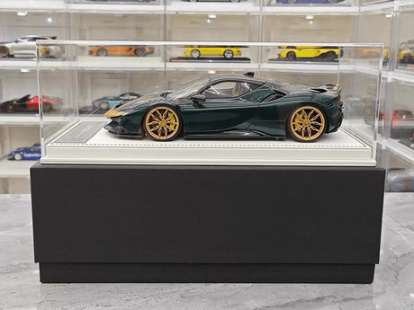 [Davis & Giovanni] 1:18 Ferrari 2023 SF90 Spider Novitec groen modelauto Hars