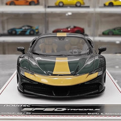 [Davis & Giovanni] 1:18 Ferrari 2023 SF90 Spider Novitec Green Model Car Resin