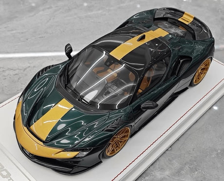 [Davis & Giovanni] 1:18 Ferrari 2023 SF90 Spider Novitec groen modelauto Hars