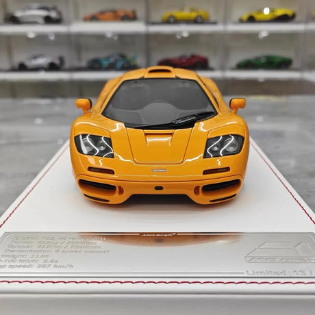 [Davis & Giovanni] 1:18 McLaren 1992 F1 Yellow Model Car Resin