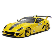 Davis & Giovanni Ferrari 2011 599XX EVO keltainen 1:18 – keräilytason resiinimalli