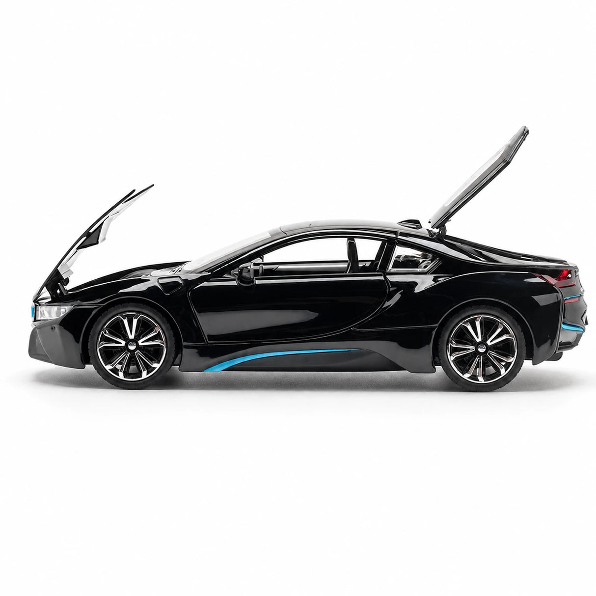 [TOY] 1:22 BMW 2013 I12 i8 Black Model Car Die-Cast