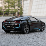 [TOY] 1:22 BMW 2013 I12 i8 Black Model Car Die-Cast