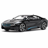[TOY] 1:22 BMW 2013 I12 i8 Black Model Car Die-Cast