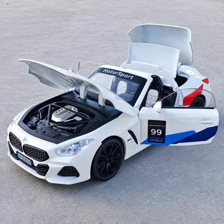 [TOY] 1:22 BMW 2019 G29 Z4 Motor Sport valkoinen pienoismalli Die-Cast