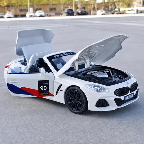 [TOY] 1:22 BMW 2019 G29 Z4 Motor Sport valkoinen pienoismalli Die-Cast