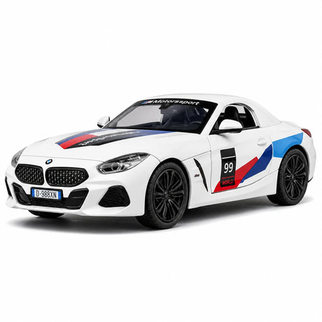 [TOY] 1:22 BMW 2019 G29 Z4 Motor Sport valkoinen pienoismalli Die-Cast
