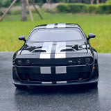 [TOY] 1:22 Dodge 2018 Challenger SRT Hellcat svart modellbil Die-Cast