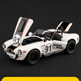 Ford 1965 Shelby Cobra 427 branco 1:22 – modelo de exposição em metal fundido