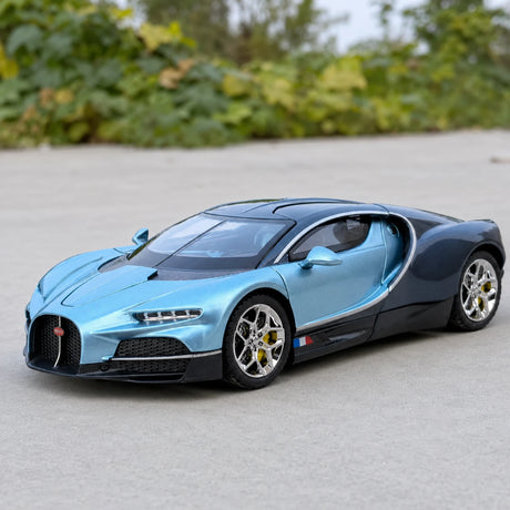[TOY] 1:24 Bugatti 2024 Tourbillon Blue Model Car Die-Cast