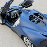 [TOY] 1:24 Bugatti 2024 Tourbillon blu modellino di auto Die-Cast