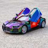 [TOY] 1:24 Bugatti 2024 Tourbillon viola Gradient modellino di auto Die-Cast