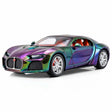 [TOY] 1:24 Bugatti 2024 Tourbillon viola Gradient modellino di auto Die-Cast