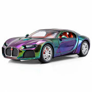 Bugatti 2024 Tourbillon viola Gradient 1:24 – modellino auto in metallo pressofuso da esposizione