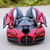 [TOY] 1:24 Bugatti 2024 Tourbillon rosso modellino di auto Die-Cast