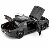 Dodge 2018 Challenger SRT Hellcat Black 1:24 – Modello espositivo in metallo pressofuso