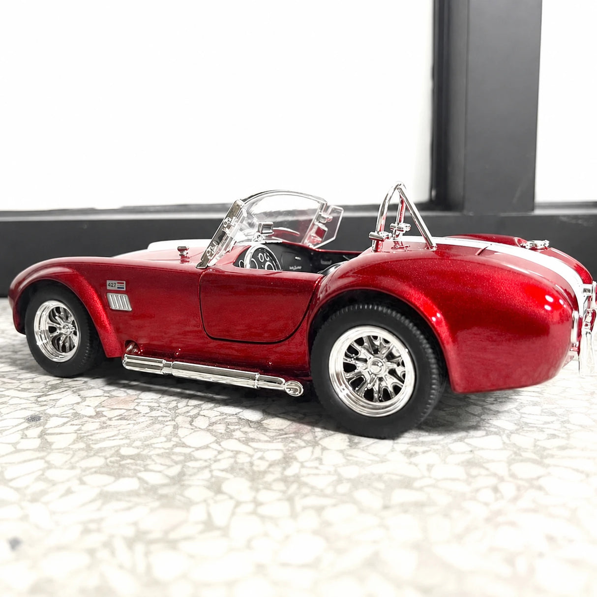 [TOY] 1:24 Ford 1965 Shelby Cobra 427 rouge voiture miniature Die-Cast