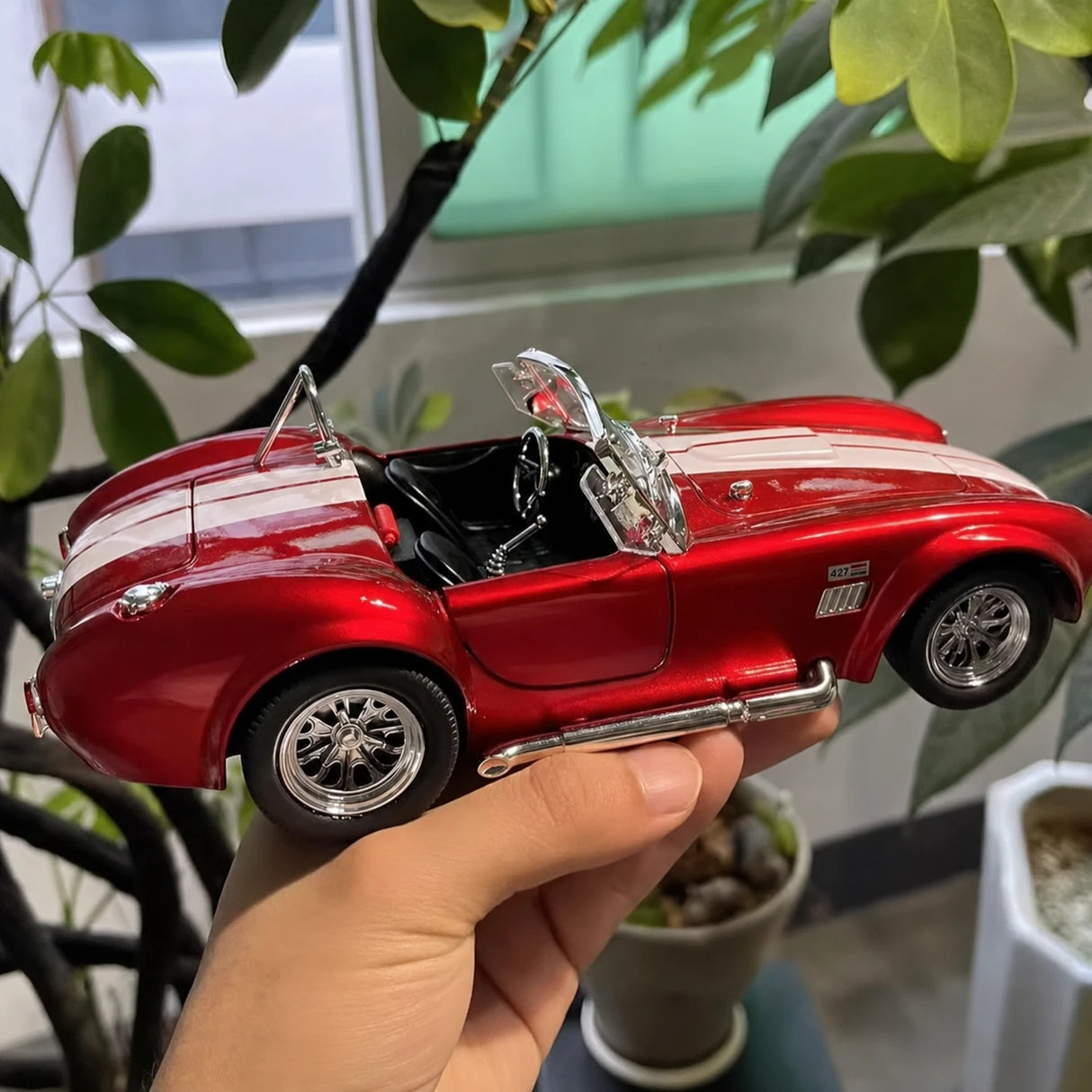 [TOY] 1:24 Ford 1965 Shelby Cobra 427 rouge voiture miniature Die-Cast