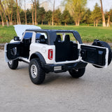[TOY] 1:24 Ford 2021 Bronco valkoinen pienoismalli Die-Cast