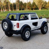 [TOY] 1:24 Ford 2021 Bronco valkoinen pienoismalli Die-Cast