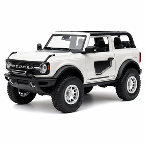 [TOY] 1:24 Ford 2021 Bronco valkoinen pienoismalli Die-Cast