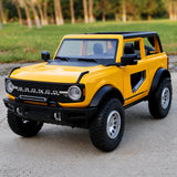 Ford 2021 Bronco أصفر 1:24 – نموذج عرض معدني مصبوب