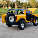 Ford 2021 Bronco أصفر 1:24 – نموذج عرض معدني مصبوب