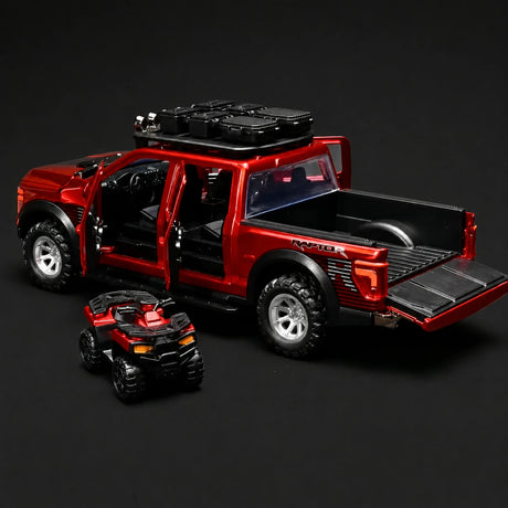[TOY] 1:24 Ford 2021 F-150 Raptor Red Model Car Die-Cast