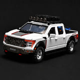 [TOY] 1:24 Ford 2021 F-150 Raptor blanc voiture miniature Die-Cast
