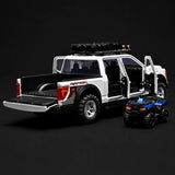 [TOY] 1:24 Ford 2021 F-150 Raptor blanc voiture miniature Die-Cast