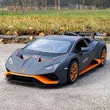 Lamborghini 2023 Huracan STO Gray 1:24 – Diecast Display Model Die-Cast