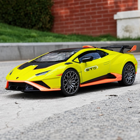 [TOY] 1:24 Lamborghini 2023 Huracan STO Green Model Car Die-Cast