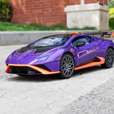 Lamborghini 2023 Huracan STO Purple 1:24 – Diecast Display Model Die-Cast