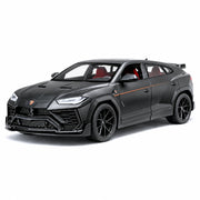 Lamborghini 2023 Urus Mansory svart 1:24 – modellbil i gjuten metall för display