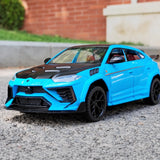 [TOY] 1:24 Lamborghini 2023 Urus Mansory blå modellbil Die-Cast