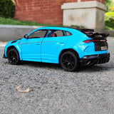[TOY] 1:24 Lamborghini 2023 Urus Mansory blå modellbil Die-Cast