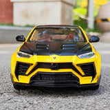 [TOY] 1:24 Lamborghini 2023 Urus Mansory gul modellbil Die-Cast