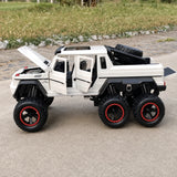 [TOY] 1:24 Mercedes-AMG 2013 G63 6x6 Off Road White Model Car Die-Cast