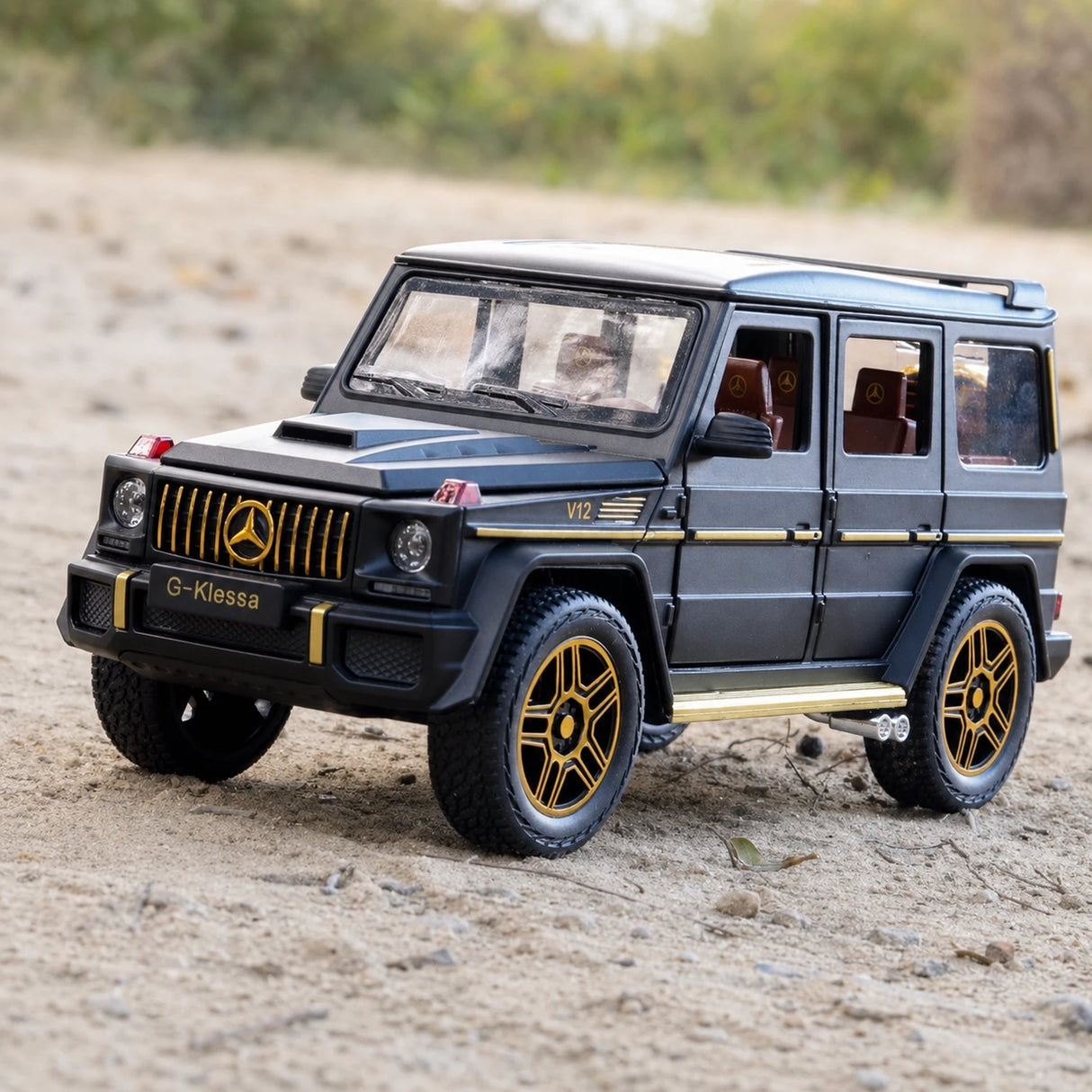 [TOY] 1:24 Mercedes-AMG 2015 G63 Black Model Car Die-Cast