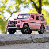 [TOY] 1:24 Mercedes-AMG 2015 G63 Pink Model Car Die-Cast
