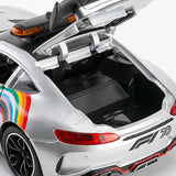 [TOY] 1:24 Mercedes-AMG 2018 GT R Safety Car argent voiture miniature Die-Cast