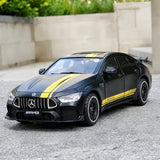 [TOY] 1:24 Mercedes-AMG 2018 GT63 zwart modelauto Die-Cast