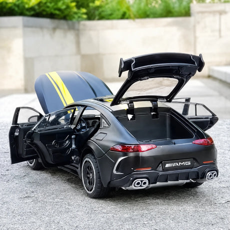 [TOY] 1:24 Mercedes-AMG 2018 GT63 nero modellino di auto Die-Cast