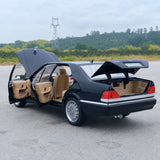 [TOY] 1:24 Mercedes-Benz 1991 600 SEL noir voiture miniature Die-Cast
