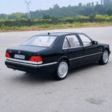 [TOY] 1:24 Mercedes-Benz 1991 600 SEL noir voiture miniature Die-Cast