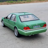 [TOY] 1:24 Mercedes-Benz 1991 600 SEL Green Model Car Die-Cast